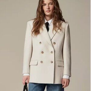 J. Crew Double Breasted Blazer Italian-blend Wool 2 NWT
